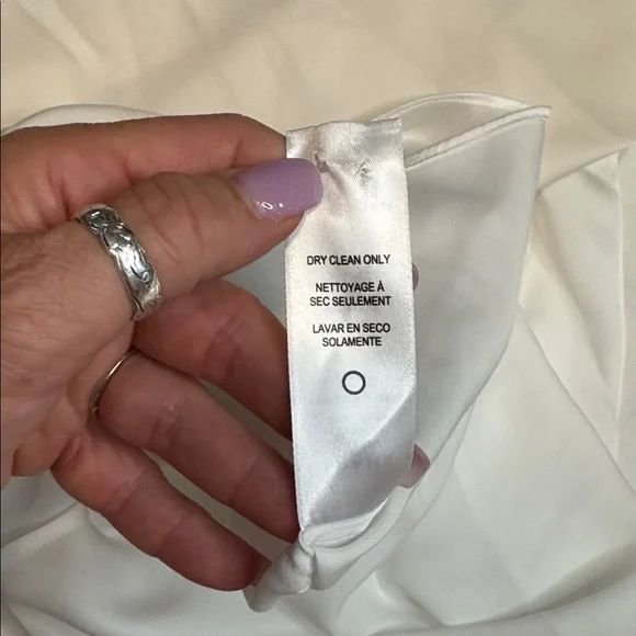 Frame  Ivory Silk  Blouse xs - Picture 12 of 12